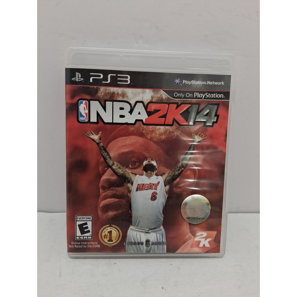 NBA 2K14 Sony PlayStation 3 PS3 Basketball Game LeBron James Heat Cover CIB